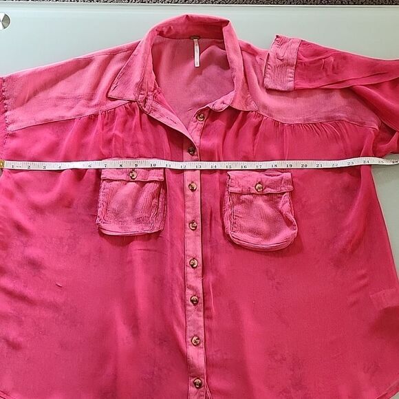 Free People Button Down Top - Picture 6 of 8